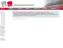 Tablet Screenshot of postler-mannheim.de
